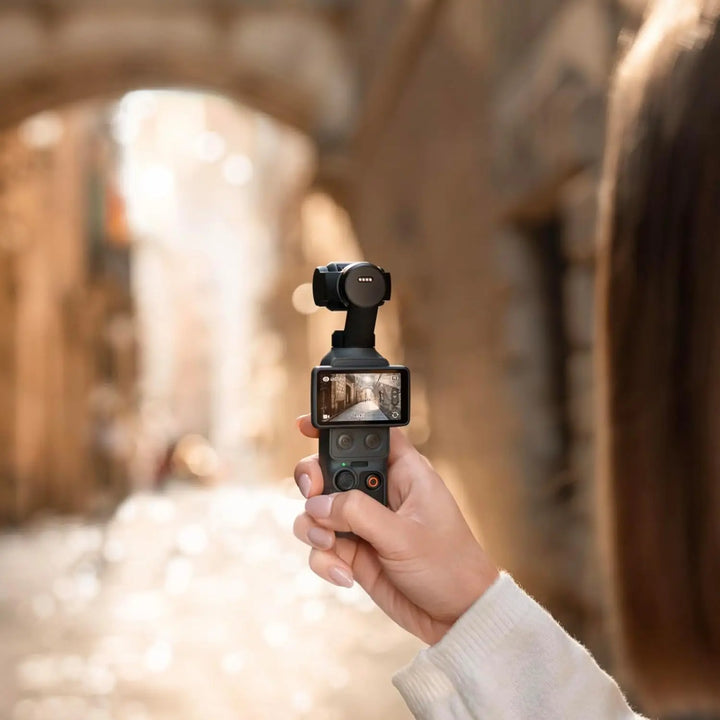 DJI Osmo Pocket 4 Standard Combo — 1" CMOS, 4K/240fps, 3-Axis Gimbal, ActiveTrack 7.0, 2× Lossless Zoom, 107GB, 2" Rotatable Screen