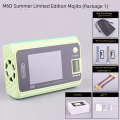 Toolkitrc M6d Summer Special Edition Balance Charger 6S Lithium Battery Dual-Channel 500W Model Aircraft UAV FPV