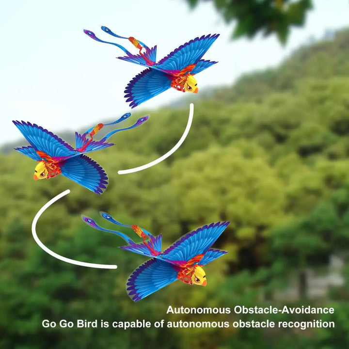 Go Go Bird Remote Control Flying Toy Mini RC Helicopter Drone-Tech Toys for Kids Adults Smart Bionic Flapping Wings