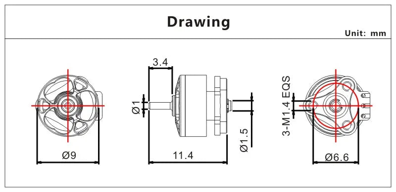 VCI 0702 PRO LITE MOTOR-23000KV/27000KV/30000KV Micro Brushless Motor，For FPV Drone Accessories