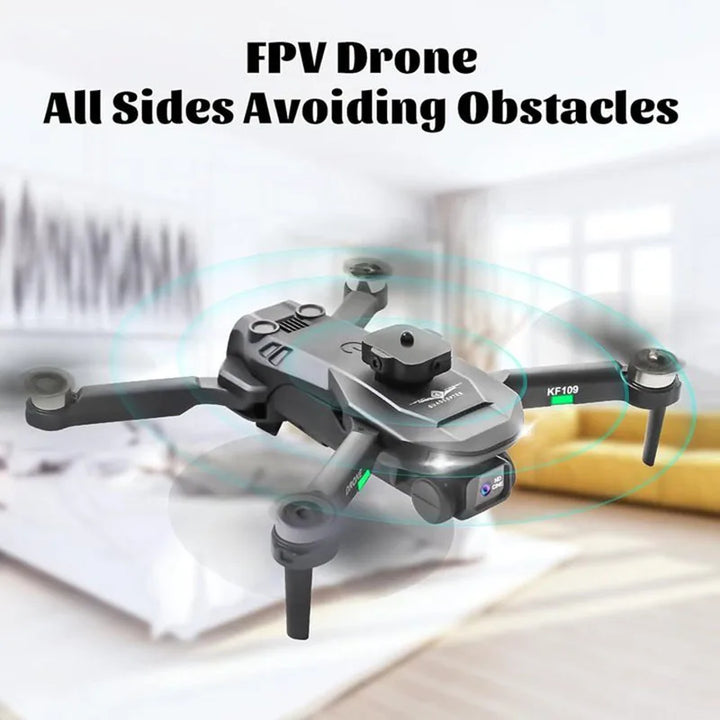 KF109 Brushless Remote Control Drone Optical Flow Positioning Obstacle Avoidance HD Toy Aircraft