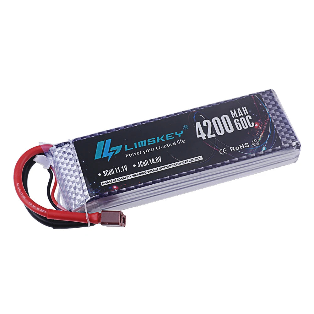 2S 3S 4S Lipo Battery 7.4V 11.1V 14.8V 1500mah 2200mAh 3000mah 4200mah 5200mah 6000mah for RC Car Truck Monster Drone Boat Part