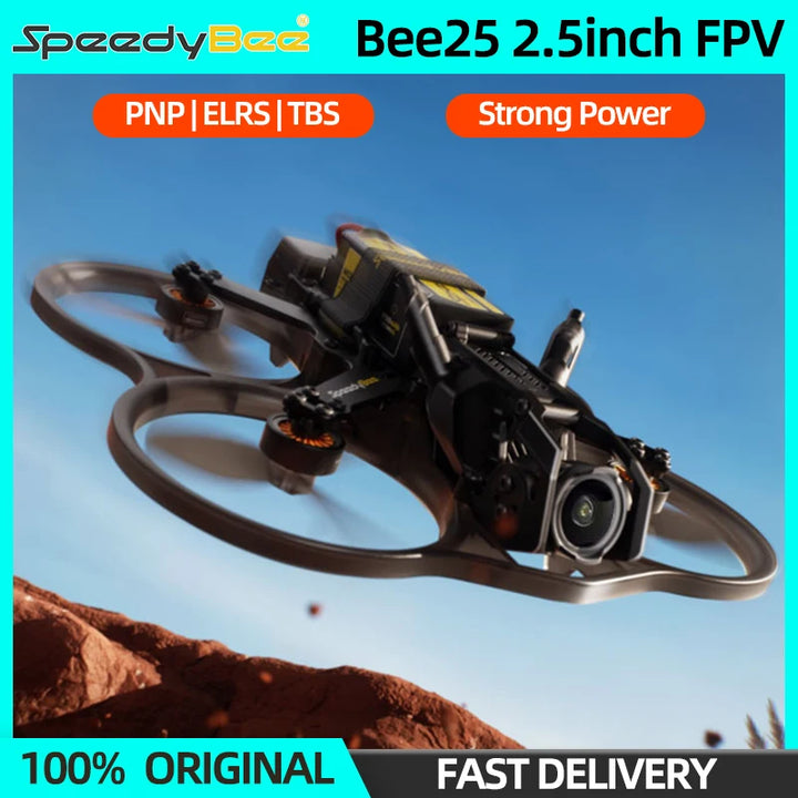 SpeedyBee Bee25 2.5inch HD FPV Drone ELRS 2.4G/PNP/TBS Nano/Aluminum Upgrade Kit For O3/Link/Vista VTX RC FPV Cinewhoop Drone