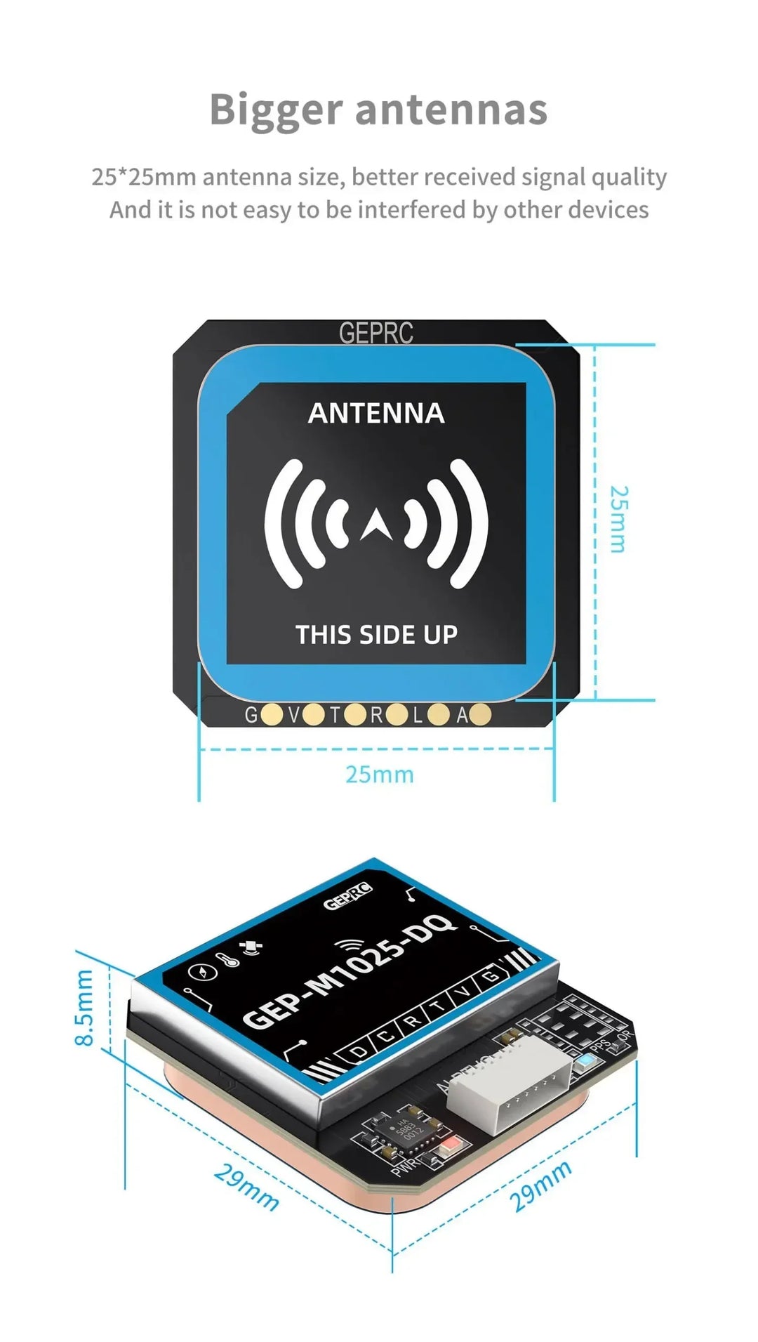 GEPRC GEP-M1025 Series GPS Module GEP-M1025 / GEP-M1025Q / GEP-M1025-DQ / GEP-M1025-MQ /GEP-M1025I /GEP-M1025-DI /GEP-M1025-MI