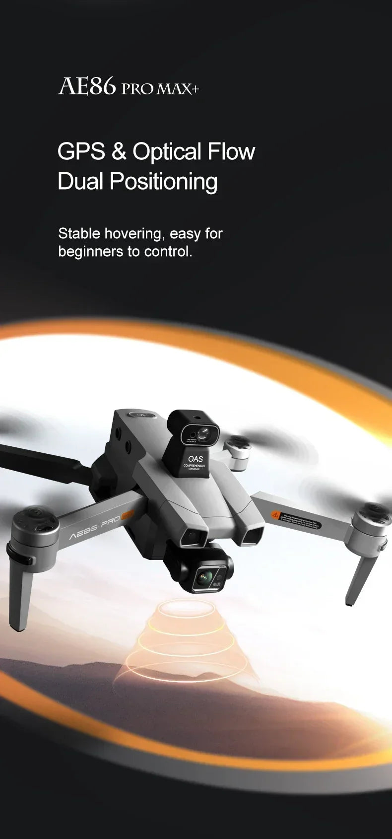 AE86 PRO Max Profesional Drone with 8K HD Camera 3-axis gimbal Aerial Photography Obstacle Avoidance FPV GPS Dron RC Quadcopter