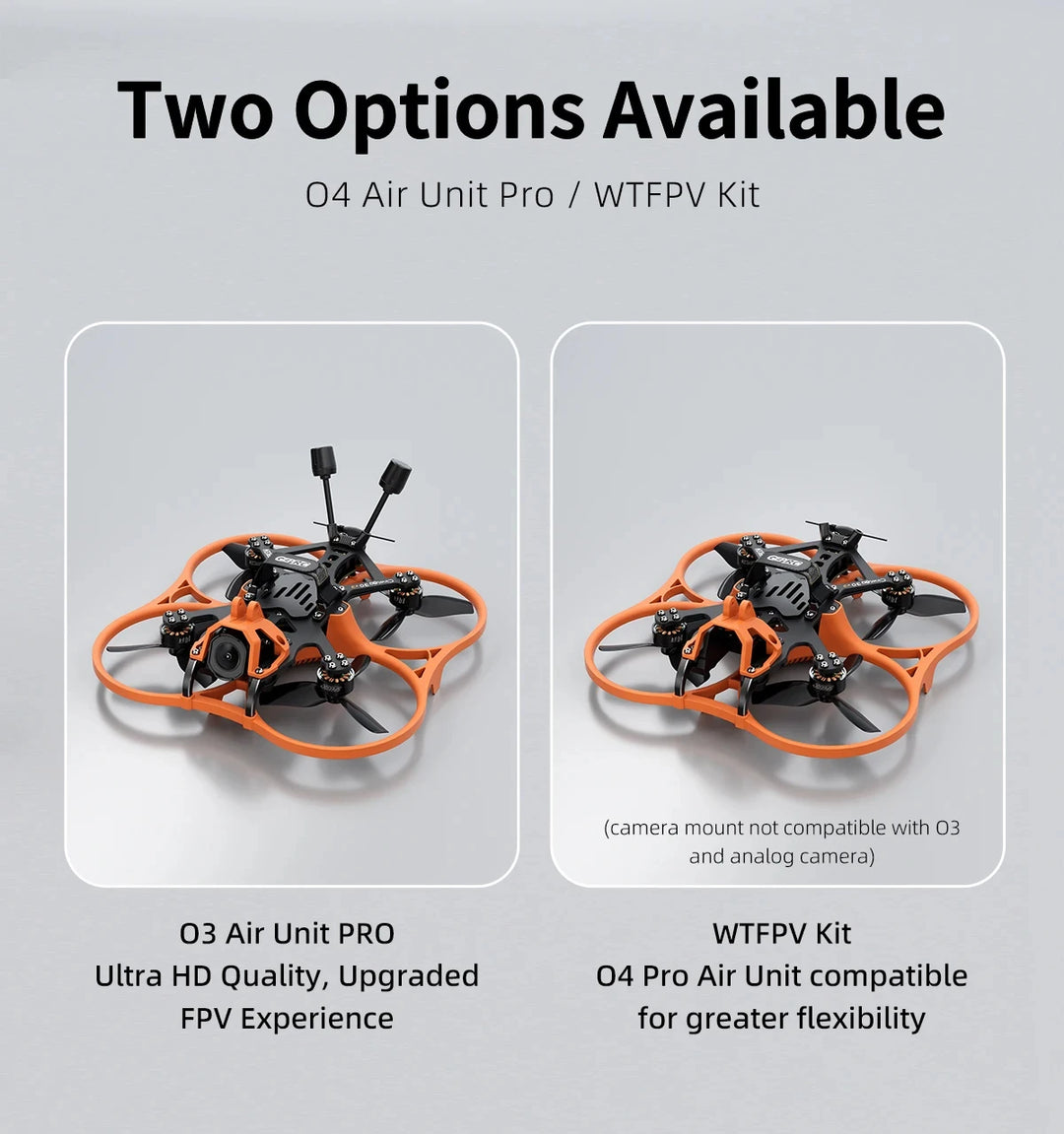 GEPRC Cinelog30 V3 RC Freestyle Drone O4 Pro Air Unit /WTFPV SPEEDX2 1404 3850KV TAKER F722 45A 32Bit AIO 16MB FPV Quadcopter