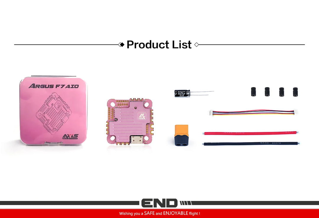 Axisflying ARGUS F7 AIO 40A (F722 Flight Controller+40A 4in1 ESC) 3~6S Lipo ICM42688P For RC Cinewhoops Freestyle Drones parts