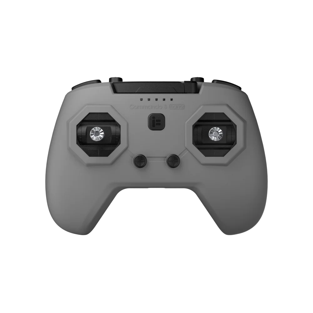 iFlight Commando 8 Nano RC Transmitter — ELRS 2.4GHz 100mW, Hall Gimbals, TCXO, 165g, Simulator Ready