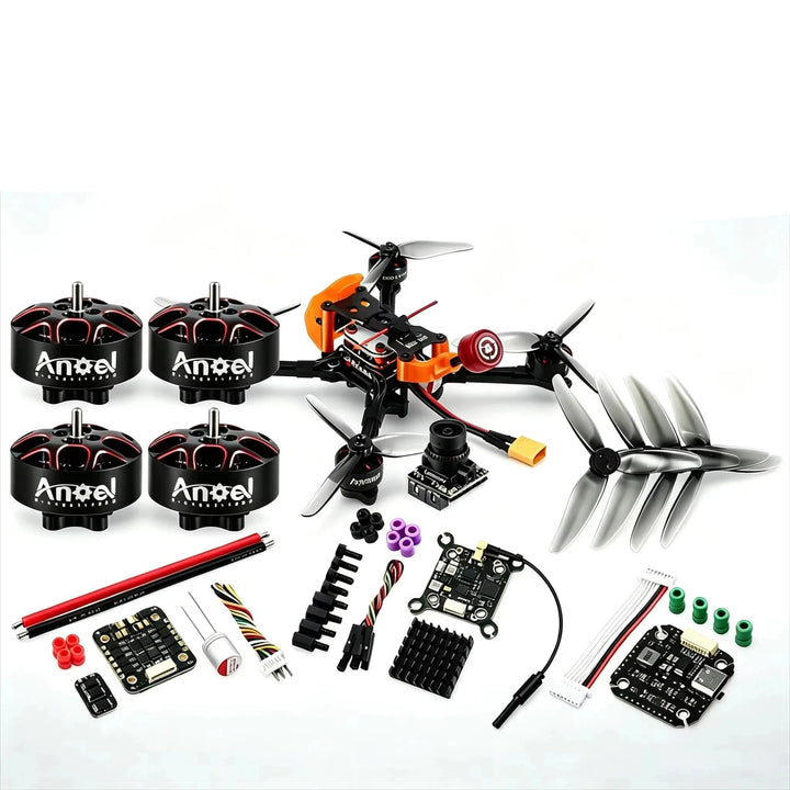 Angel35 3.5" Micro Freestyle FPV Drone BNF — 4-6S, 1606 2750KV, F405 FC, 40A ESC, 1200TVL, 1W VTX, ELRS