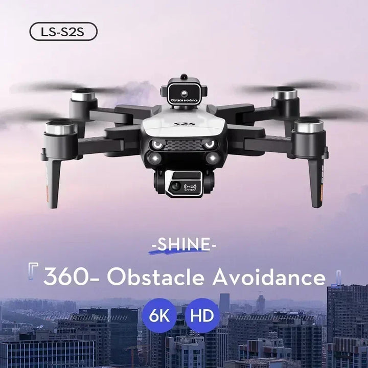 Replace Dji S2S Brushless Drone 4k Profesional 8K HD Dual Camera Obstacle Avoidance Aerial Photography Foldable Quadcopter Toy