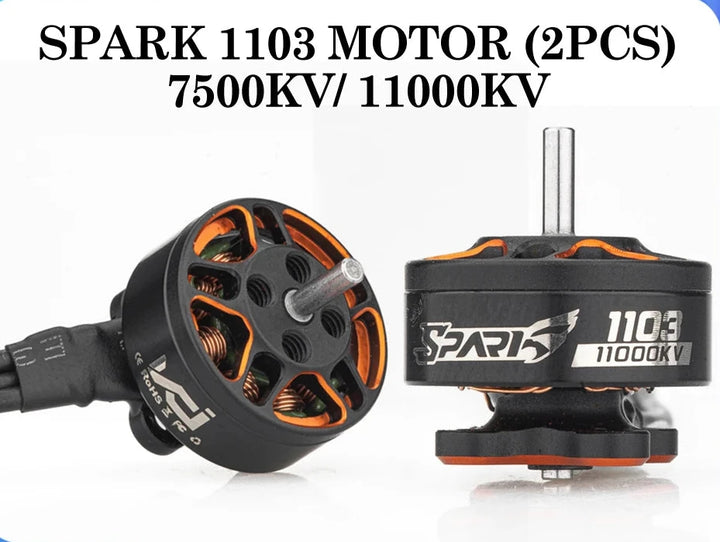VCI SPARK 1103 MOTOR (2PCS) 7500KV 11000KV Brushless Motor for FPV Drone Whoop Quadcopter DIY