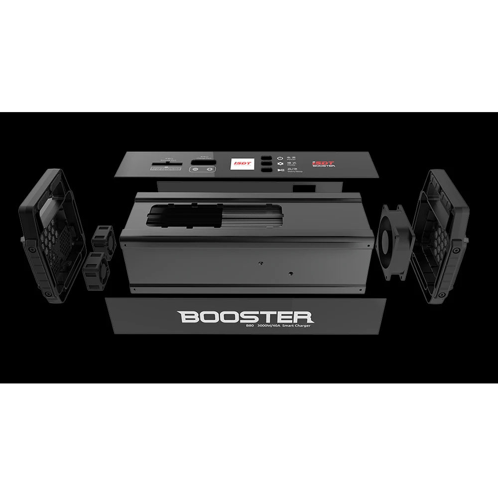 ISDT B80 High-Power Battery Charger - AC 3000W 40A 80V Intelligent Balance Charger for 8-22S LiPo Batteries