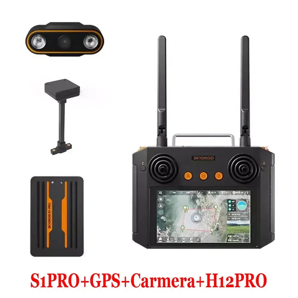 Skydroid S1 Pro RC Transmitter System — 5.8GHz 1080p FPV Video, H12Pro Ground Station, GPS & Camera Bundle Options