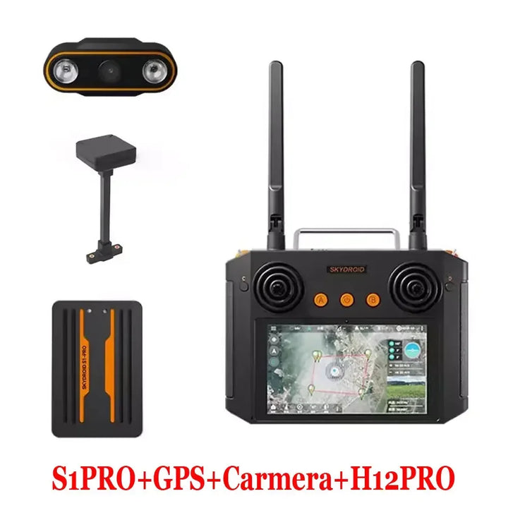 Skydroid S1 Pro RC Transmitter System — 5.8GHz 1080p FPV Video, H12Pro Ground Station, GPS & Camera Bundle Options