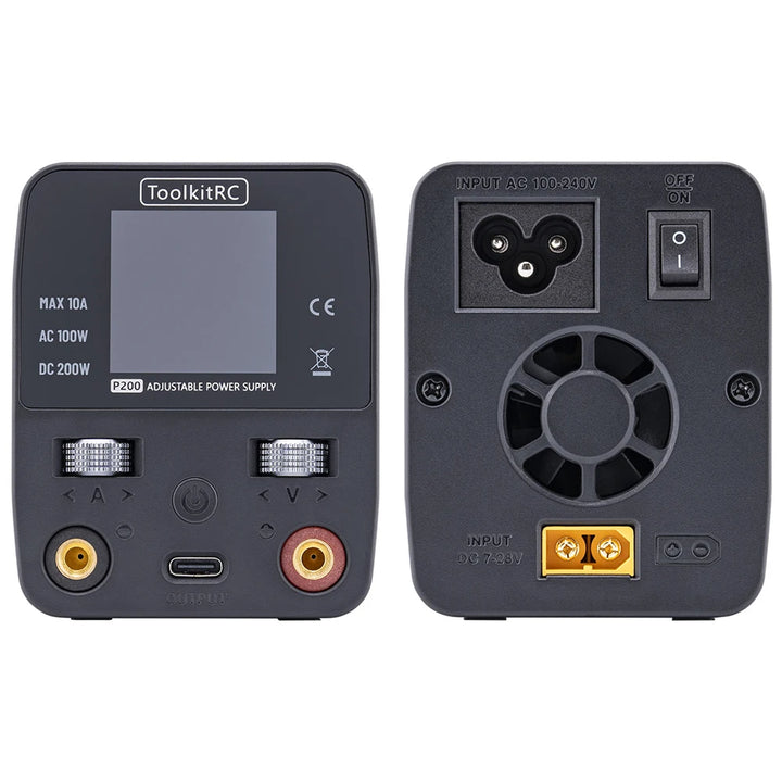 ToolkitRC P200 V2 AC/DC Desktop Fast Charger