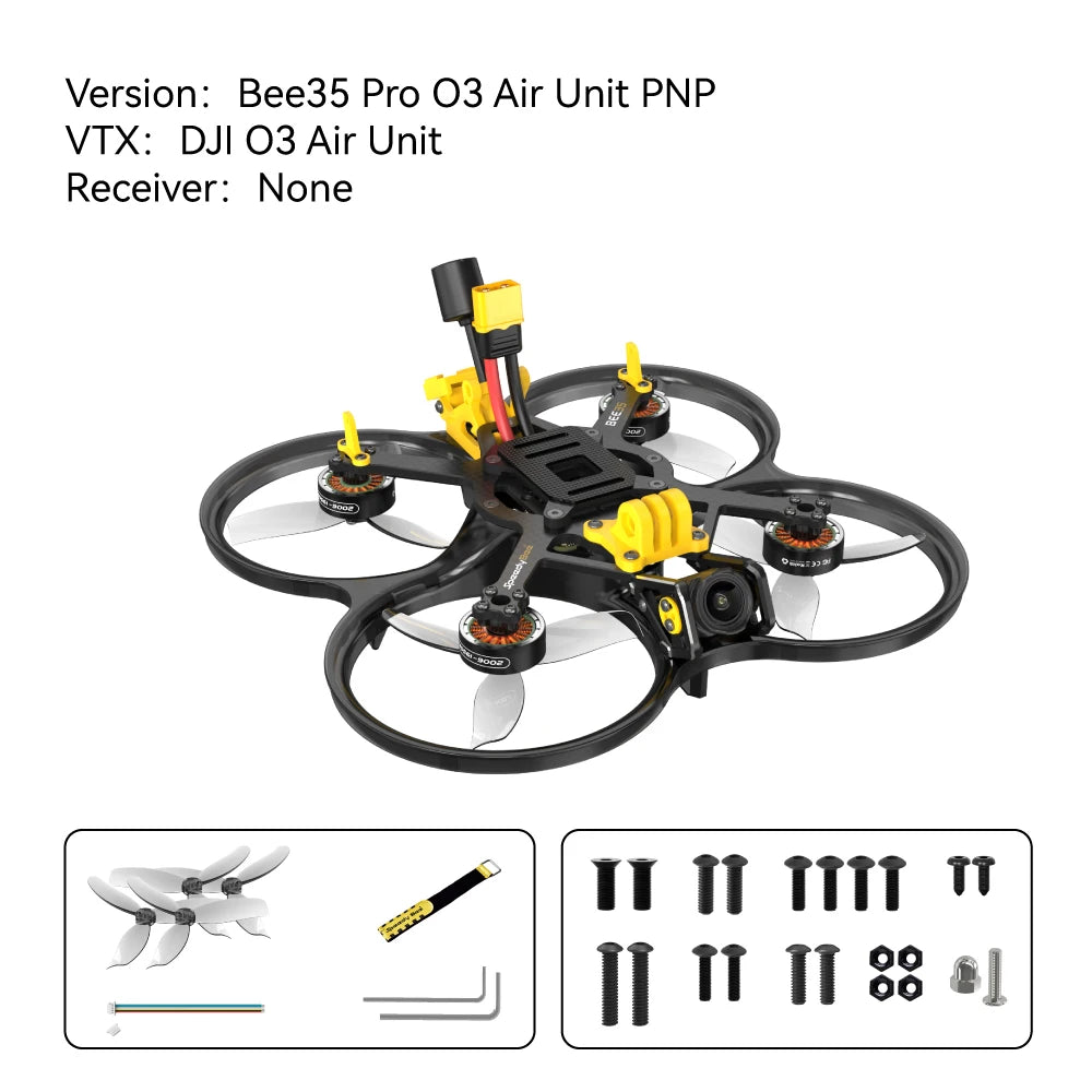 SpeedyBee Bee35 Pro 3.5" FPV Cinewhoop - DJI O3 6S ELRS