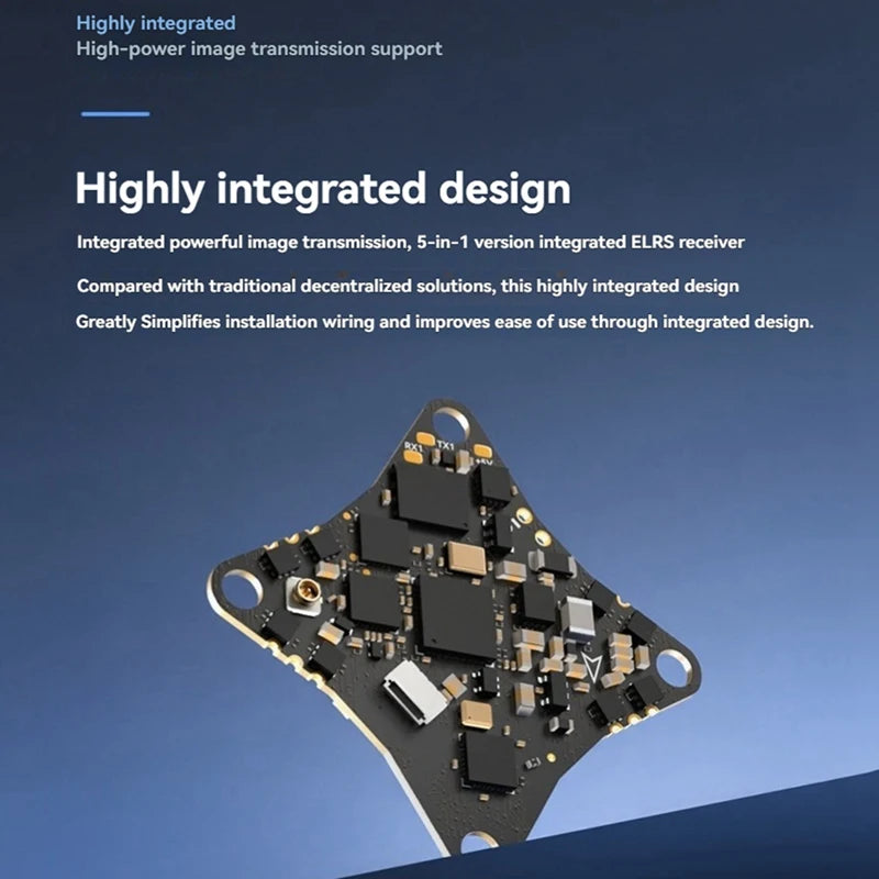 Air Brushless FC Flight Controller 5-IN-1 Flight Controls ESC VTX OSD Receiver Aio Module For FPV Drone Whoop Air65/75