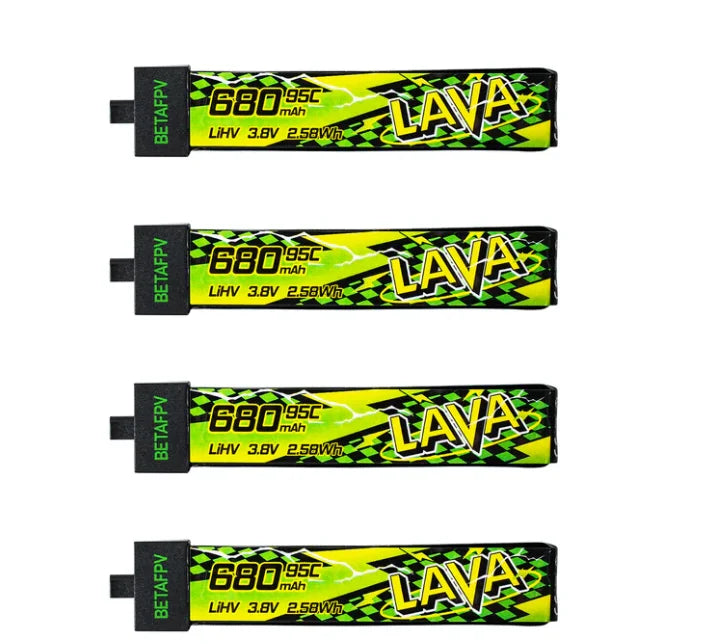 BETAFPV LAVA II 1S 95C Battery - High-Discharge LiPo (Multiple Capacities)