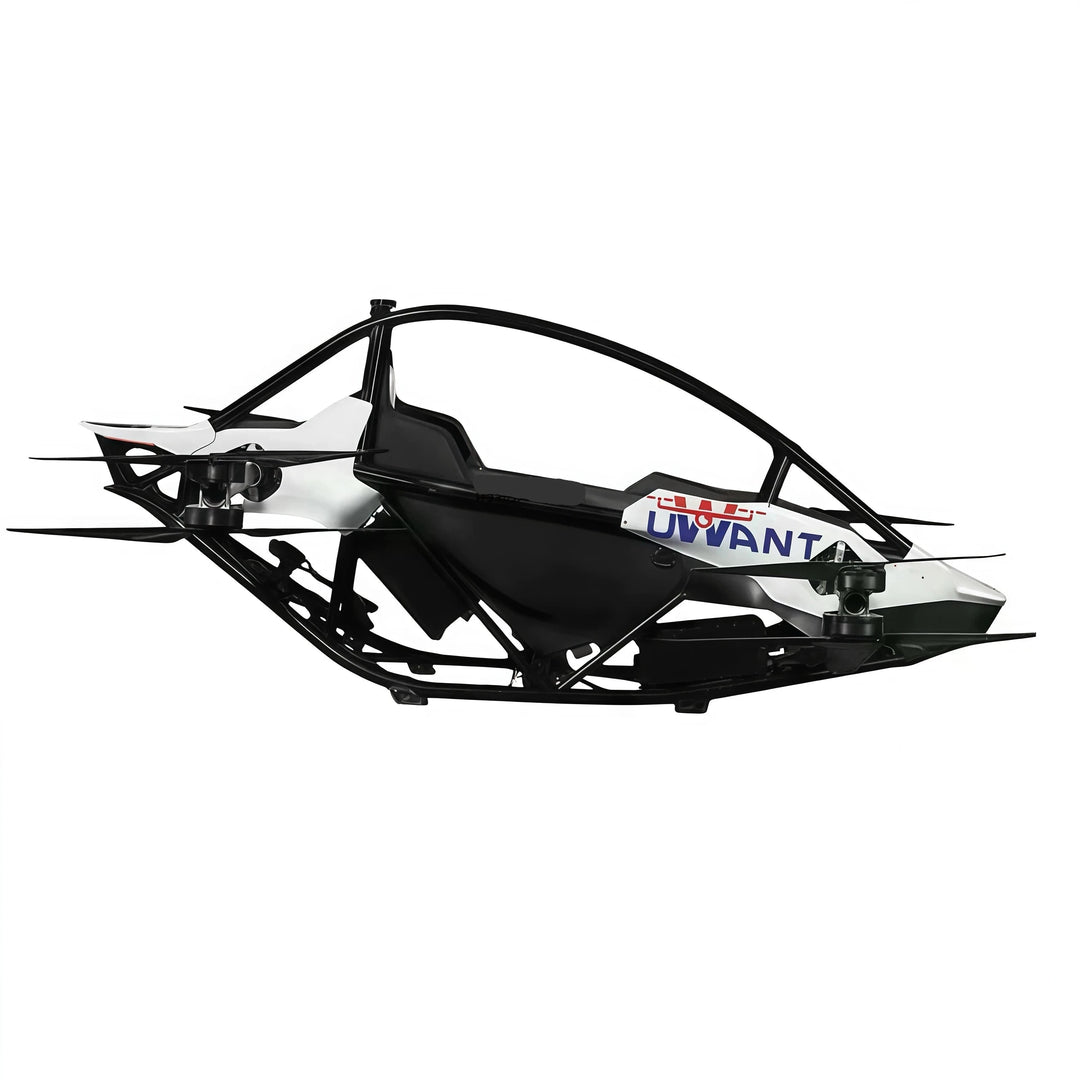 Uwant Eagle PRO eVTOL — Electric Manned Ultralight Aircraft, 100km/h, 600kg Load, 2.5m Wingspan, Foldable, 4K Camera, Autopilot, 30-Min Charge
