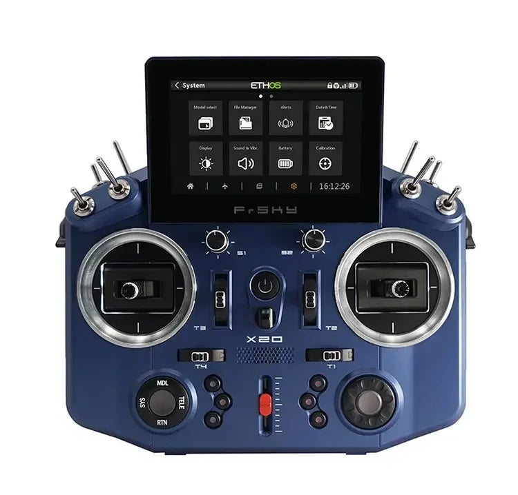 FrSky Tandem X20 / X20S RC Transmitter — Dual-Band 900M/2.4G, ETHOS, Hall Gimbals, 16/32CH, 50-100km TD Mode