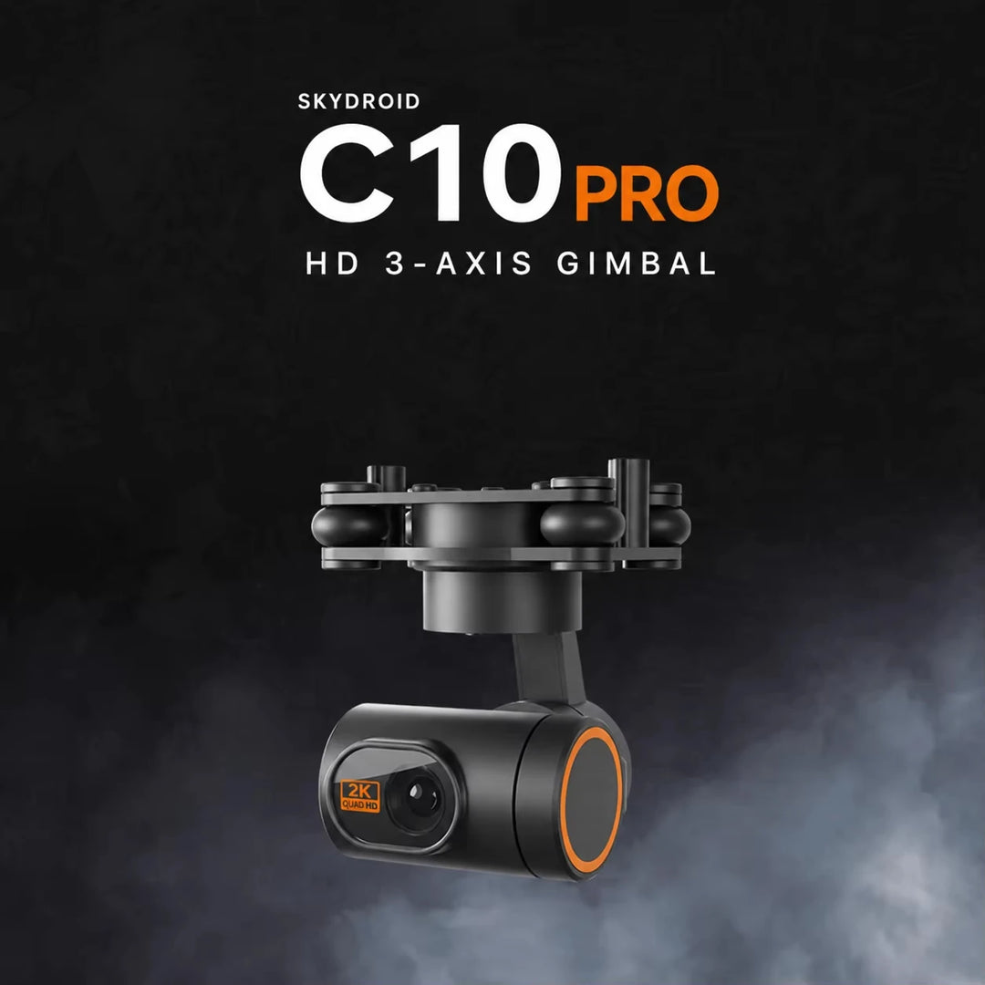 Skydroid C10 Pro 3-Axis Gimbal Camera — 2K HD, RTSP, Optical Zoom, 61g, Anti-Shake, UAV Aerial Photography