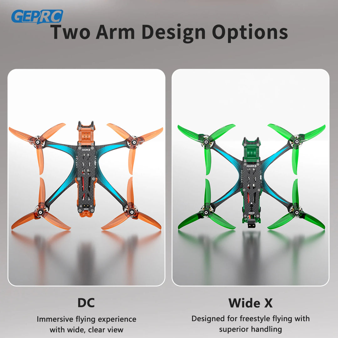 GEPRC MARK5 O4 Pro 5" Freestyle FPV Drone PNP 225mm/230mm