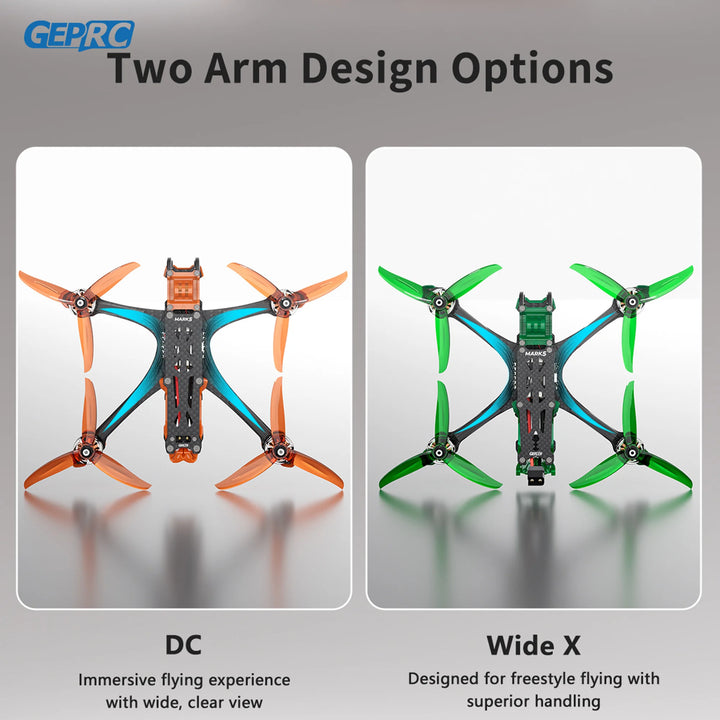 GEPRC MARK5 O4 Pro 5" Freestyle FPV Drone PNP 225mm/230mm