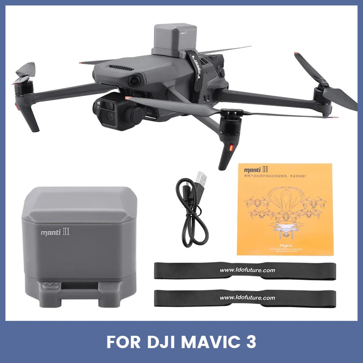 Manti 3 / 3 Plus Reusable Drone Parachute — DJI Mavic 3, Air 2S, Phantom 4
