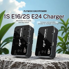 Flywoo EasyPower E16E24 Fast Charger for 1S 2S LiHV Batteries RC FPV forDrones Parts for FPV Freestyle Racing Beginners ProsToys