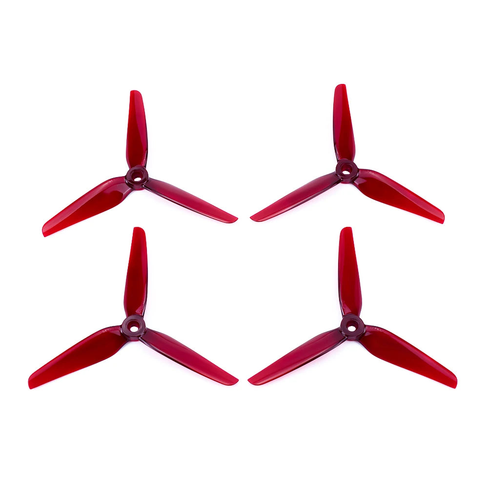 HQProp 5.1X3.8X3cm 5inch Red 3 Blade Propeller for Manta 5 Pro FPV Drone FPV Quadcopter Drone Accessories Parts