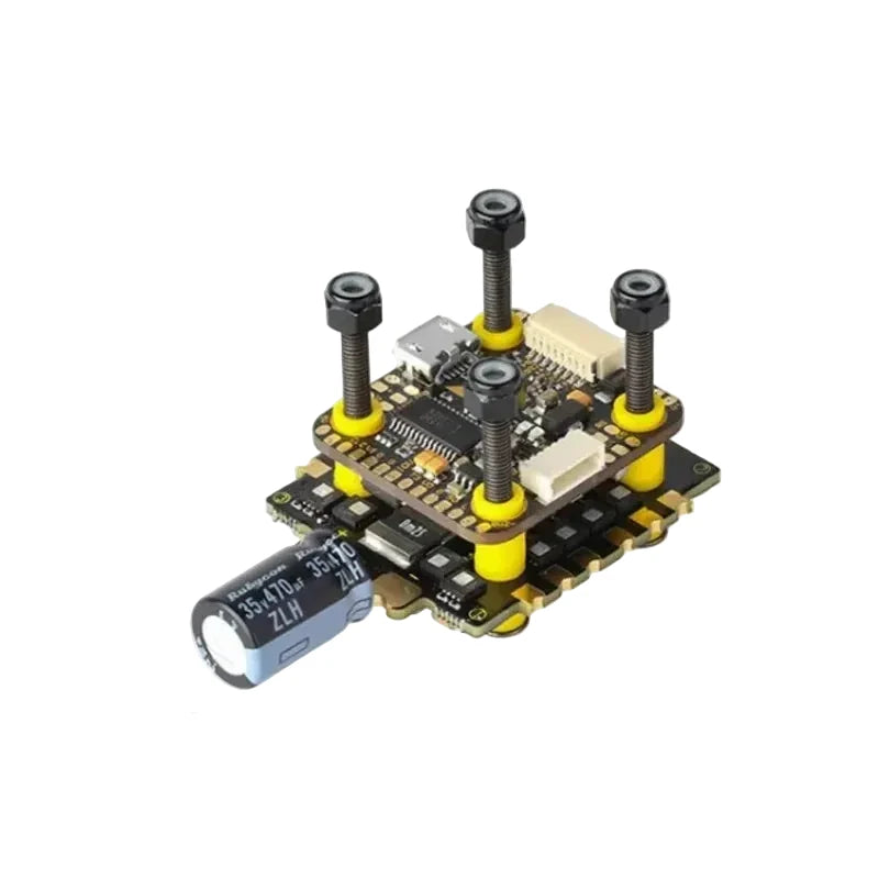 T-Motor Mini F7 Stack — F7 FC with BMI270 OSD + Mini F45A 3-6S BLHeli_32 4-in-1 ESC for FPV Drones