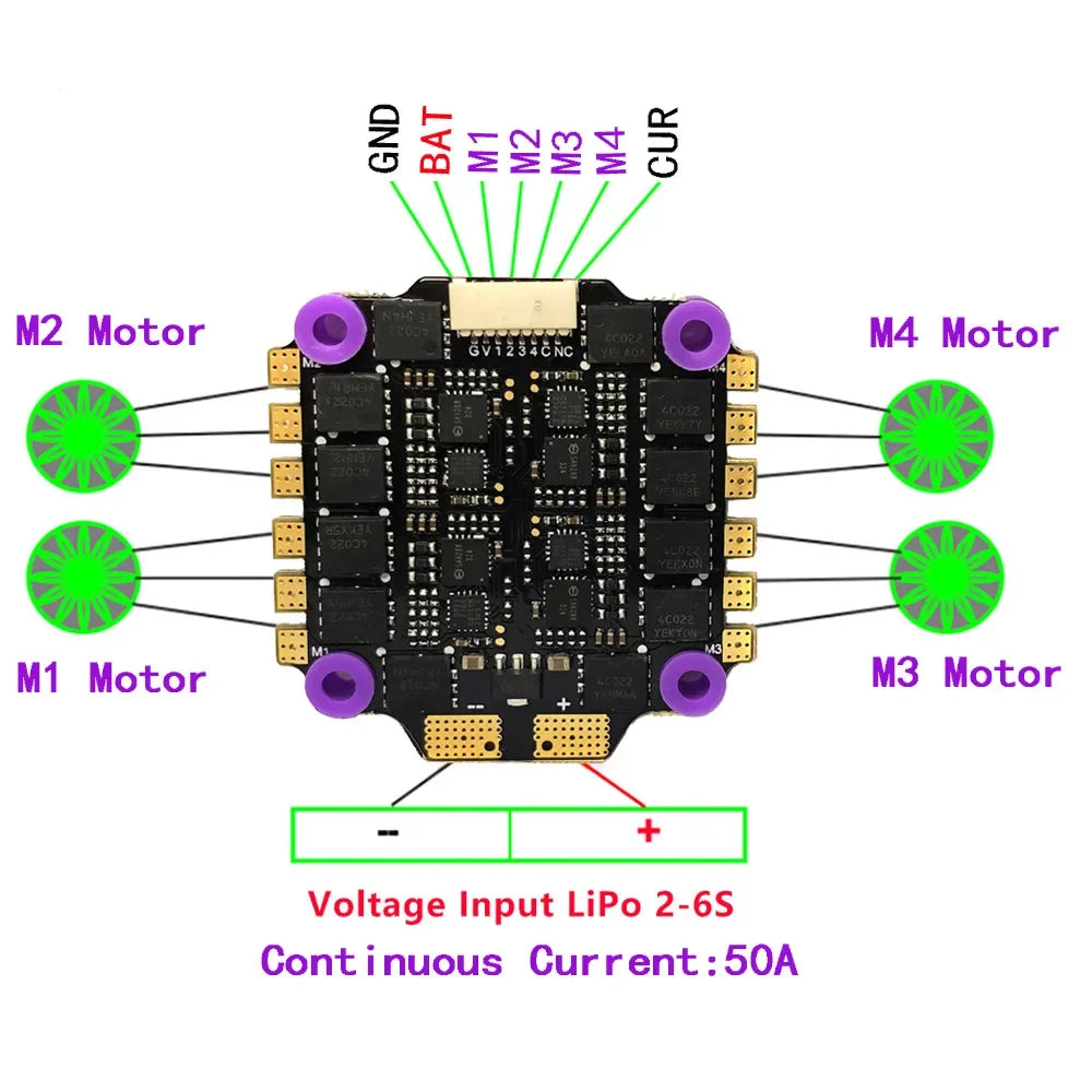 F405 V3 FC BLS 4-in-1 50A  F405 50A Stack  ESC for Freestyle Drone Model VS SpeedyBee rc cars for adults  car accessories