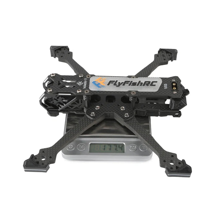 FlyFishRC II VX5 V2 5 inch T700 Volador FPV Freestyle Frame Kit compatible with DJI O3 Air Unit for FPV Racing Drone