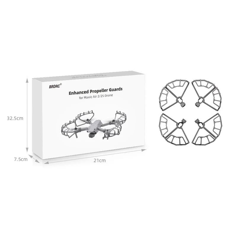 BRDRC Propeller Guard For DJI Mavic AIR 2/AIR 2S Semi-enclosed Props Protector Cover Protecive Wing Fan Spare Part Accessories