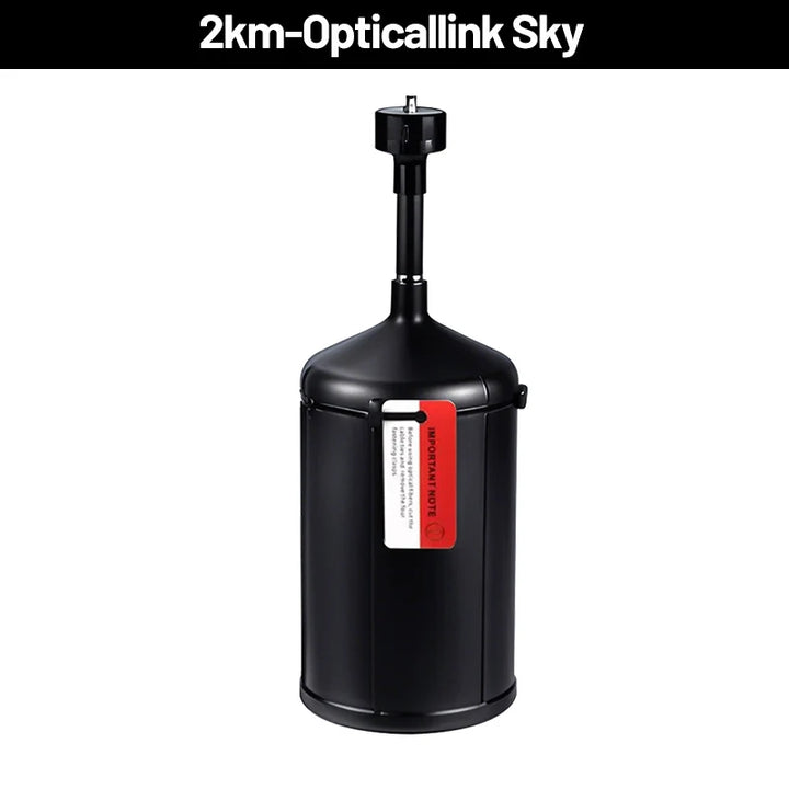 FPV Drone Optical Fiber Image Data Module 1km/2km/3km/5km/10km Anti-interference Relay Extender Optical Link Sky Up to 20km