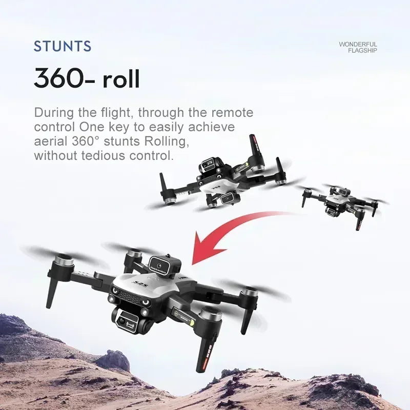 Replace Dji S2S Brushless Drone 4k Profesional 8K HD Dual Camera Obstacle Avoidance Aerial Photography Foldable Quadcopter Toy