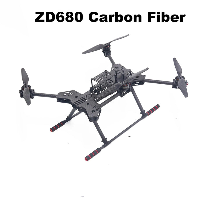 New ZD680 PRO M8N/M9N/M10 Full Carbon Fiber Hexa-Rotor Foldable Arm Hexacopter Frame Kit PIXHAWK with Unflodable Landing Gear