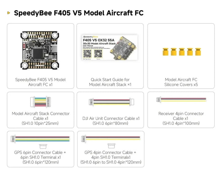 SpeedyBee F405 V4/V5 BLS 55A Flight Controller Stack - BMI270 30x30 4-in-1 ESC FPV Racing Drone