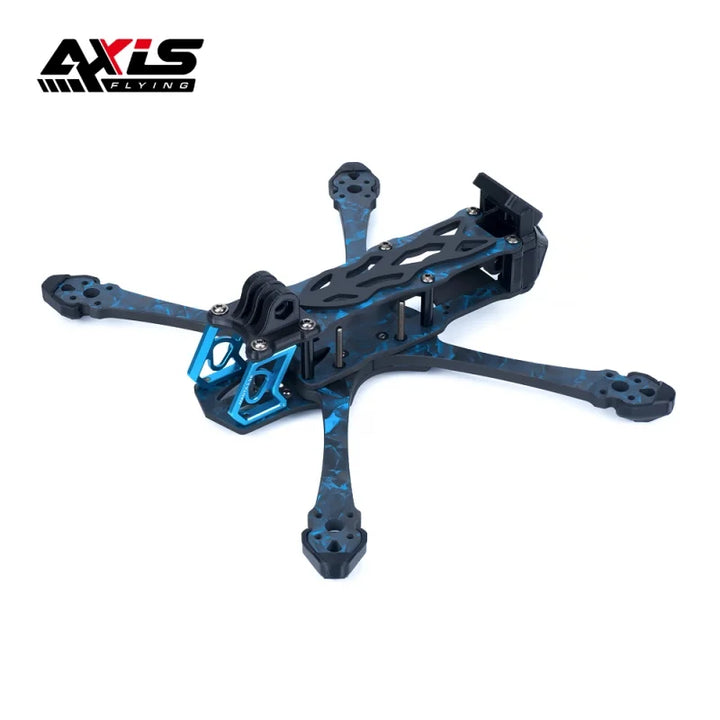 Axisflying MANTA5 SE Frame Kit Squashed-X Wheelbase 223mm T700 Carbon Fiber Recommended 2207/ 2306 Series Motor for RC FPV Drone