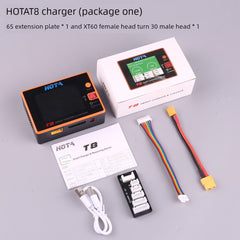 HOTA T8 Smart Balance Charger — 8S LiPo/LiHV/LiFe, 650W, 22A, Magnetic Port, Bilingual Display