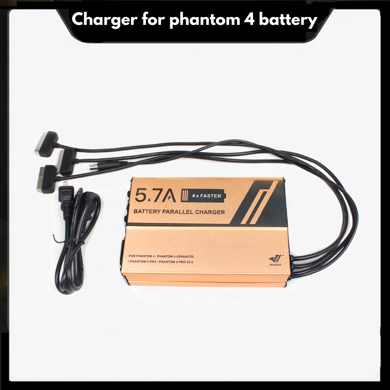 17.5V 5.7A Charger US/UK/AU/EU Plug 4in 1 Battery Charging Hub for Phantom 4/ Pro/ Advanced/ Pro V2.0 Battery Remote Controller