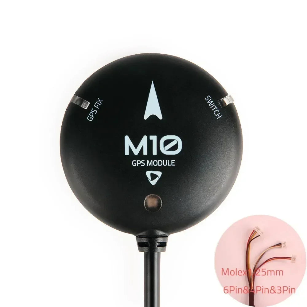 Holybro M10 GPS Module — u-blox M10, 4-Constellation GNSS, IST8310 Compass, LED, Buzzer