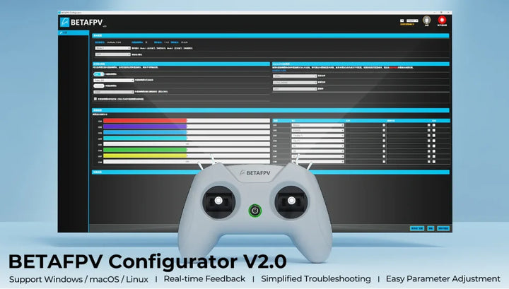 2025 NEW BETAFPV LiteRadio 2 SIM Controller  Transmitter  Mode 2 (Left stick throttle)   JoyStick Mode  Xbox Mode Dongle Mode
