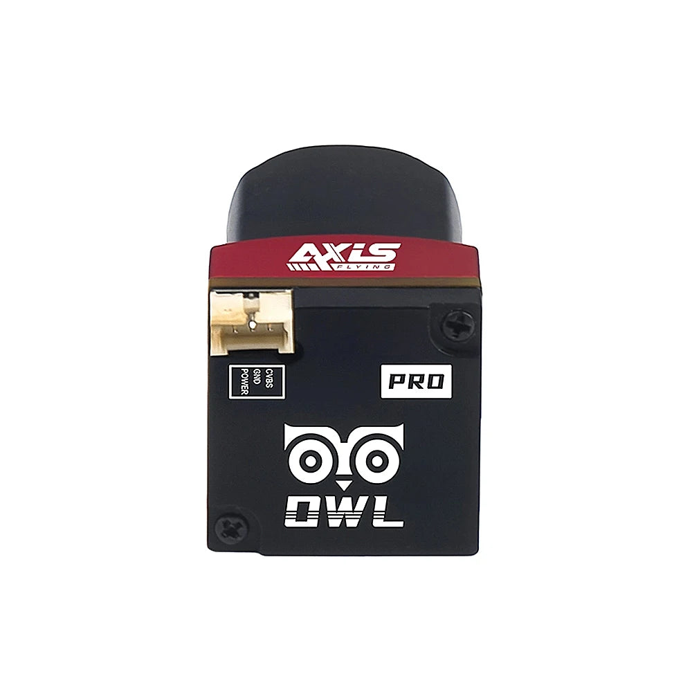 Axisflying OWL Pro Black Light FPV Camera — 1800TVL, 1080P/60fps, WDR, FOV 118°, CVBS, 4.5–42V