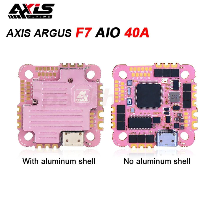 Axisflying ARGUS F7 AIO 40A (F722 Flight Controller+40A 4in1 ESC) 3~6S Lipo ICM42688P For RC Cinewhoops Freestyle Drones parts