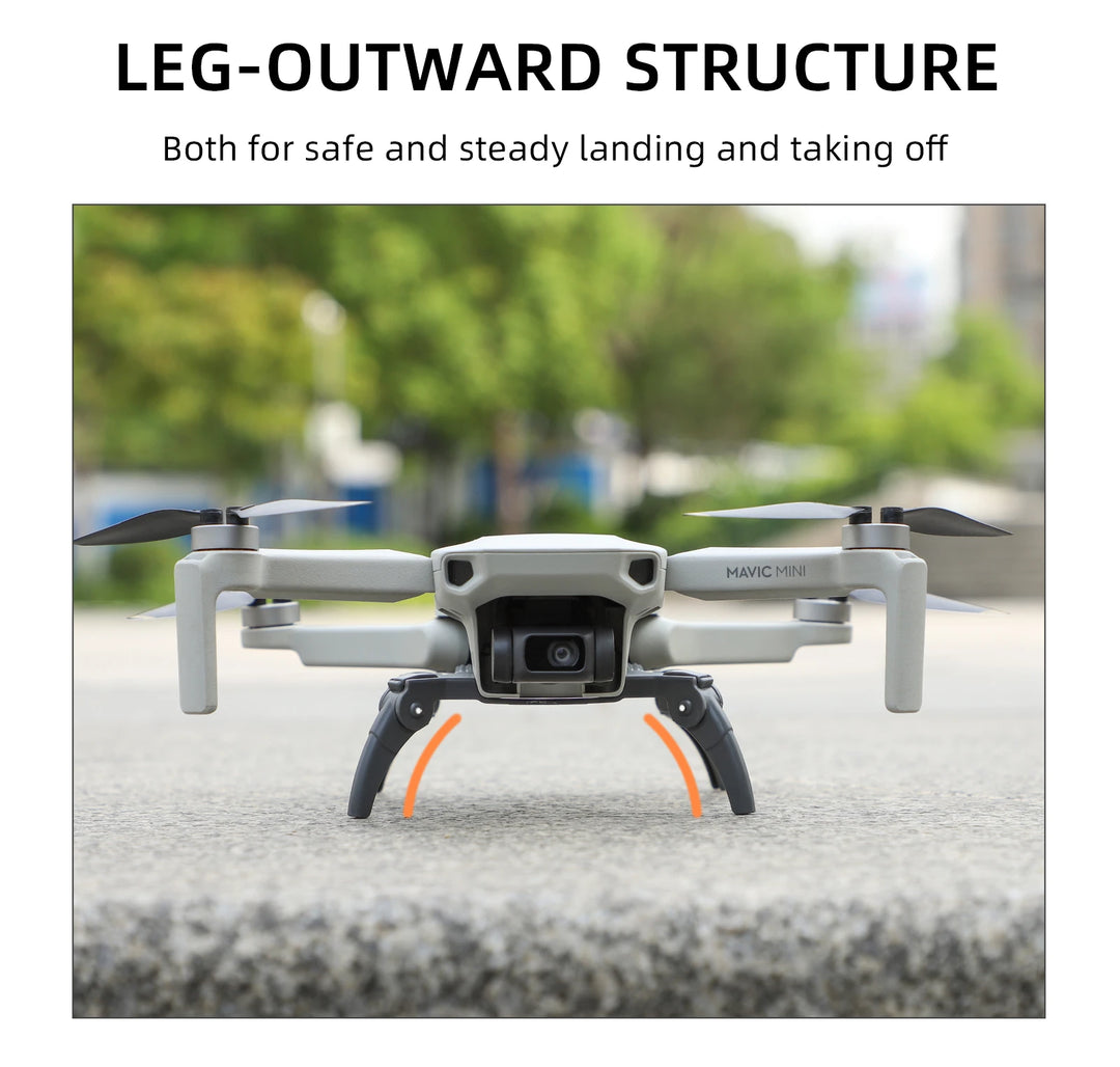 Landing Gear for Mavic Mini 2/SE Mini 4K Height Extended Leg Protector Quick Release Feet Extensions for DJI Drone Accessory