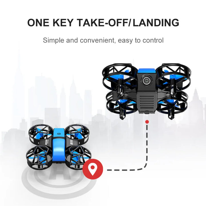 Mini drone four axis aerial photography remote control drone crash resistant aircraft children's toy aircraft