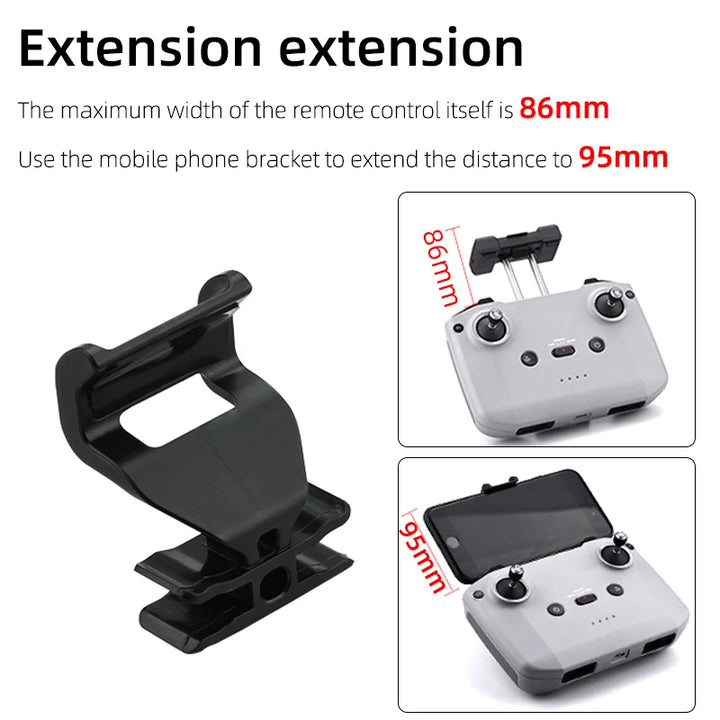 Expansion Bracket for DJI Mavic 3/Air 2S/Air 2/Mini 2/Mini 3 Pro/Air 3/Neo/Flip Drone Remote Control Tablet Holder Phone Holder