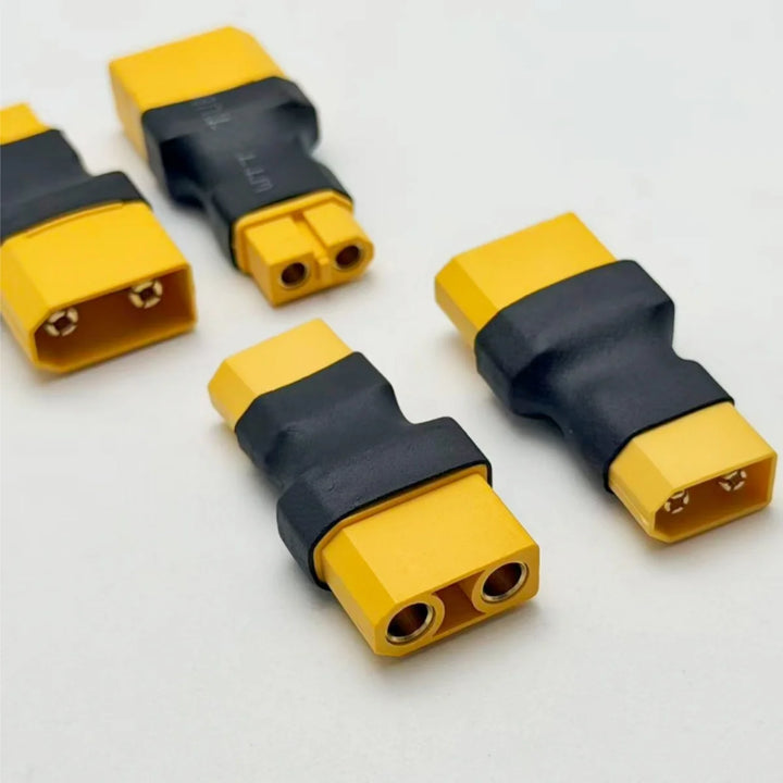 XT60–XT90 Connector Adapters 4-Pack | Male & Female Options