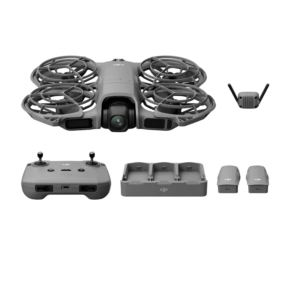 DJI Neo 2 — 4K 60FPS, 151g, O4+ 20km, Omnidirectional Obstacle Sensing, Front LiDAR, 49GB Storage, Palm Takeoff, Gesture Control, 19 Min Flight